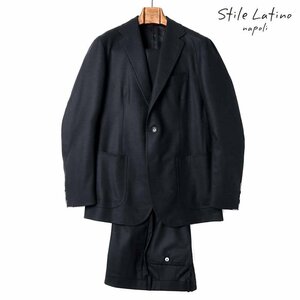 ◆【Stile Latino(スティレラティーノ)/秋冬/ウールフランネルパッチポケット3Bスーツ(VINCENZO)】[stl2360201-52]