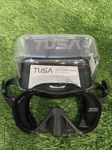 新品 TUSA Zensee ダイビング マスク M1010 QB 黒 M-1010