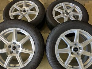 売切!! 冬用SET トップラン 17インチ 7J+45 114.3/5H VRX 215/60R17 スタッドレスタイヤ付き!! UX/アルファード/カローラクロス他