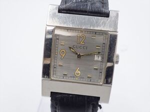 366409【1円スタート】GUCCI グッチ 稼動品 7700M デイト 0006028 メンズ 時計 クオーツ ケース27mm