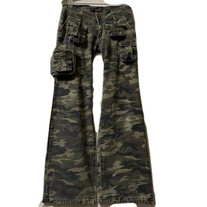 archive japanese label gimmick Cargo Flare pants カーゴパンツ 00