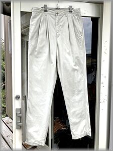 ★エディーバウアー　Classic-fit　90s　コットン　２タック　パンツ　W34L34★検 ビンテージ チノパン 古着