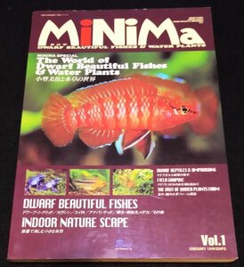 MiNiMa Vol.1/小型美魚と水槽の世界★クリプトコリネ シクリッド アピストグラマ ペンシルフィッシュ 卵胎生メダカ ヤドク蛙 ピーシーズ