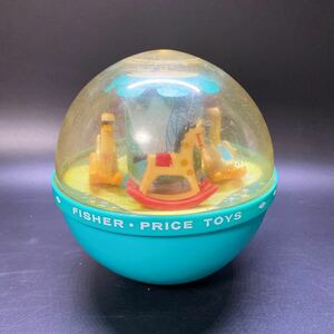 フィッシャープライス ビンテージ ローリーポーリー チャイムボール 木馬 白鳥 Fisher Price Roly Poly Chime Ball Toy レトロ 箱無し