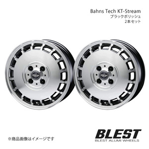 Bahns Tech KT-Stream アルト 24 アルミホイール 2本セット 【12×4.0B 4-100 +43 ブラックポリッシュ】