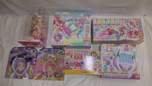 32 送120サ 0508$E01 プリキュアキラキラクリーマー キラキラパテスリー 変身グッツ ミニツリー まとめ大量セット 中古品