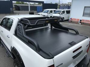 ハイラックス トレイルロールバー ラック シャッタートノカバー ３点セット GUN125 荷台 HILUX 前期/後期