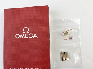 未使用　オメガ　OMEGA　時計　コマ　付属品　メンズ　K18×SS　コンステレーション　金　ゴールド　腕時計　ベルト　金属　純正　正規