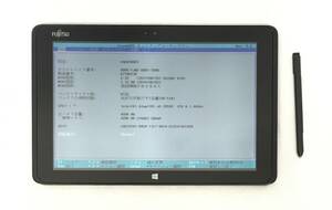 K452032 FUJITSU ARROWS Tab Q506/NB/x5-Z8550/4GB/HDDなし 1点【通電OK、本体のみ】..