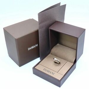 美品!!DAMIANI(ダミアーニ)《Pt950 天然ダイヤモンドリング》N 約4.0g 約9.0号 0.25ct jewelry ring diamond EE0/EE2