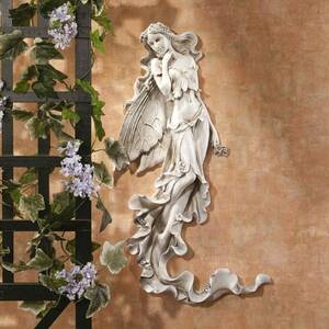 美しい妖精の壁掛け　西洋彫刻洋風壁飾りウォールデコ置物飾りインテリア壁装飾エレガントオブジェフェアリー雑貨ホームデココーディネート