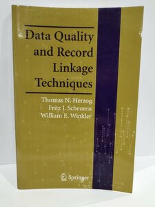 データ品質とレコードリンケージの技術　洋書/英語/データベース/情報処理/統計学【ac02i】