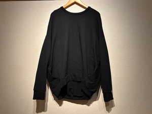 ♪送料無料★bajra★名作★トレーナー★ドロップショルダースウェット★Drop Shoulder Over Sweat Shirt★バジュラ★150QK04★黒★2(M)♪