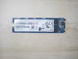 【送料無料】SanDisk M.2 SSD 128GB SD8TN8U-128G-1016 SATA 中古 動作確認済 健康状態:正常 M.2_128GB_8