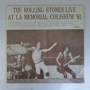 10047547;【BOOT/2LP】ROLLING STONES / LIVE AT LA MEMORIAL COLISEUM 