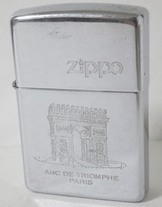 1994年 ZIPPO フランス パリ エトワール凱旋門 Arc de Triomphe PARIS 鏡面仕上げ 90s Vintage 