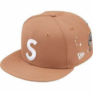 7 5/8 Supreme Characters S Logo New Era シュプリーム ニューエラ brown