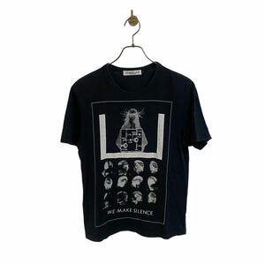 【アンダーカバー 2010SS WE MAKE SILENCE Tシャツ size1 UNDERCOVERISM カットソー art scabut期 5685 ブラック 黒 メンズ グラフィック】