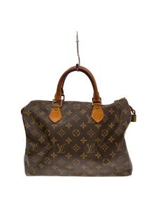 LOUIS VUITTON◆1)スピーディ30_モノグラム・キャンバス_BRW/PVC/BRW/総柄