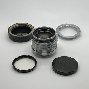 NIKKOR-H・C 5cm f2 黒帯 ニッコール 50mm Nippon Kogaku Japan 日本光学 Leica ライカ Lマウント 近接可能 ダブルヘリコイド搭載