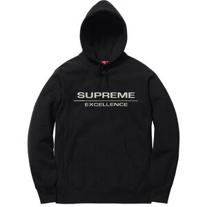 シュプリーム　Supreme Reflective Excellence Hooded Sweatshirt　BLACK　M　シュプリーム　パーカー