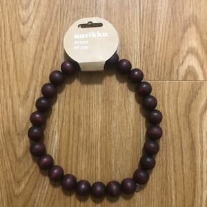 フィンランド並行輸入品【aarikka】ネックレス（Wine Red）