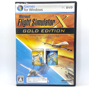 Microsoft Flight Simulator X Gold Edition 本体,拡張パック:栄光の翼同梱 マイクロソフト フライトシミュレータ X ゴールドエディション