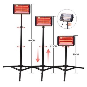 自動車部品修理ツール 1000ワットハンドヘルド赤外線塗装ランプ短波ヒーターベーキングランプライト昇降車体ペイント乾燥ランプ