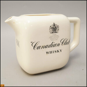 6447-◇税込◇カナディアンクラブ◆ピッチャー 陶器 水差し デキャンタ Canadian Club 昭和レトロ