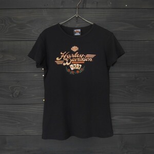 ★HARLEY DAVIDSON★ハーレーダビッドソン★プリントT★ブラック★M