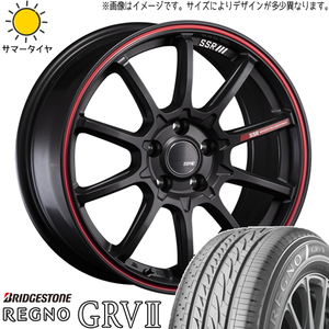 235/60R18 サマータイヤホイールセット GN アウトランダー etc (BRIDGESTONE REGNO GRV2 & SSR GTV05 5穴 114.3)