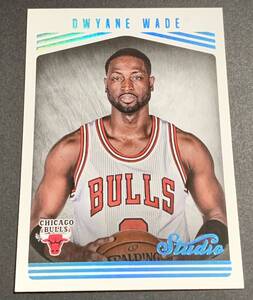 2016-17 Panini Studio Dwayne Wade Glossy No.121 Bulls NBA ウェイド　ブルズ　パラレル　パニーニ