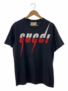 GUCCI◆Tシャツ/XS/コットン/BLK/無地/565806