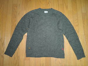 WTAPS ダブルタップス DECK CREW-C ニット M 緑系 ウール セーター SWETER.WOOL /