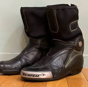 DAINESE AXIAL PRO EU43 28.0 送料込[ダイネーゼ アキシャル プロ] IN レザーブーツ 中古品