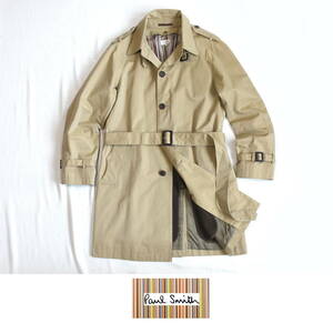 Paul Smith（ポールスミス）高密度コットン生地を使用したトレンチコート size XL　日本製 　MADE IN JAPAN　アウター