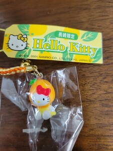 ★ハローキティ 根付け・ストラップ Hello Kitty 長崎限定 びわ