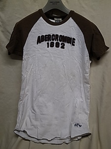 ★Abercrombie&Fitch アバクロンビー＆フィッチ 半袖リンガーTシャツ Sサイズ★アーカイブarchive