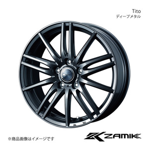 Zamik/Tito アコード CL7/CL8/CL9 アルミホイール1本【16×6.5J 5-114.3 INSET53 ディープメタル】0037593