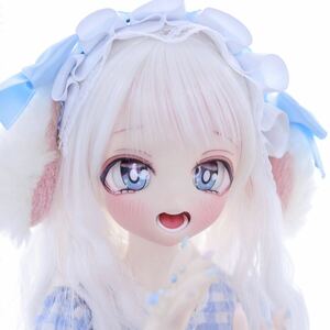 【りりあむ】DDH-28 sw肌 カスタムヘッド＋アイ　2種　※小難あり　MDD ドール