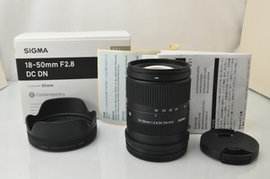 ★★新品同様 SIGMA 18-50mm F/2.8 DC DN Contemporary Lens for Leica L-Mount w/Box♪♪#5963