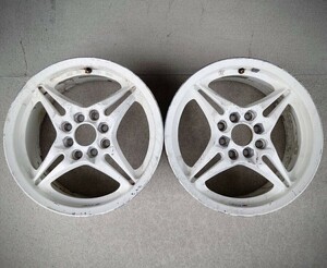 ☆SSR TYPE X 6.5J +42 PCD100 & 114.3 マルチ 2本 タイプX 15inch 軽量 当時物 JDM USDM SPEED STAR RACING RAYS WEDS ENKEI 環状 GroupA