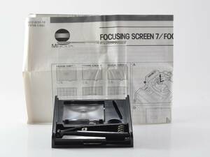 [良品]MINOLTA (ミノルタ) FOCUSING SCREEN 70 TYPE PM フォーカシングスクリーン70 (53594)