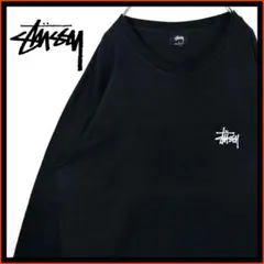 【STUSSY】ロゴプリント　pigment dye ビッグシルエット　ロンT