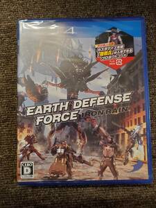 ◎【管M109-0.5kg】★PS4ソフト 未使用未開封 【PS4】EARTH DEFENSE FORCE：IRON RAIN - PS4 - 新品