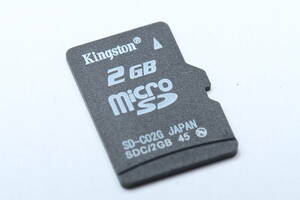 2GB microSDカード Kingston 