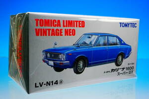 TOMYTEC TOMICA LIMITED VINTAGE NEO LV-N14a TOYOTA CARINA 1600 Super DX S=1/64