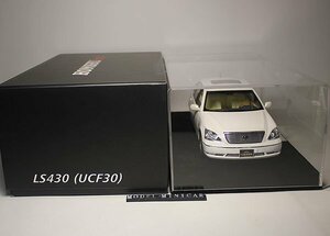 ▲超貴重な！世界限定200台！HSA 1/18 レクサス Lexus LS430 UCF30 2005 白 Resin Model