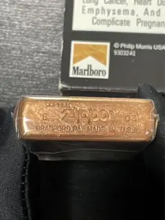 zippo Marlboro COPPER BLEND 純銅 2003年製 ②