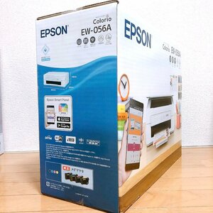 【新品未開封品/セットアップインク付属/保証付】●エプソン(EPSON) A4インクジェット複合機(プリント/コピー/スキャナ) Colorio EW-056A●